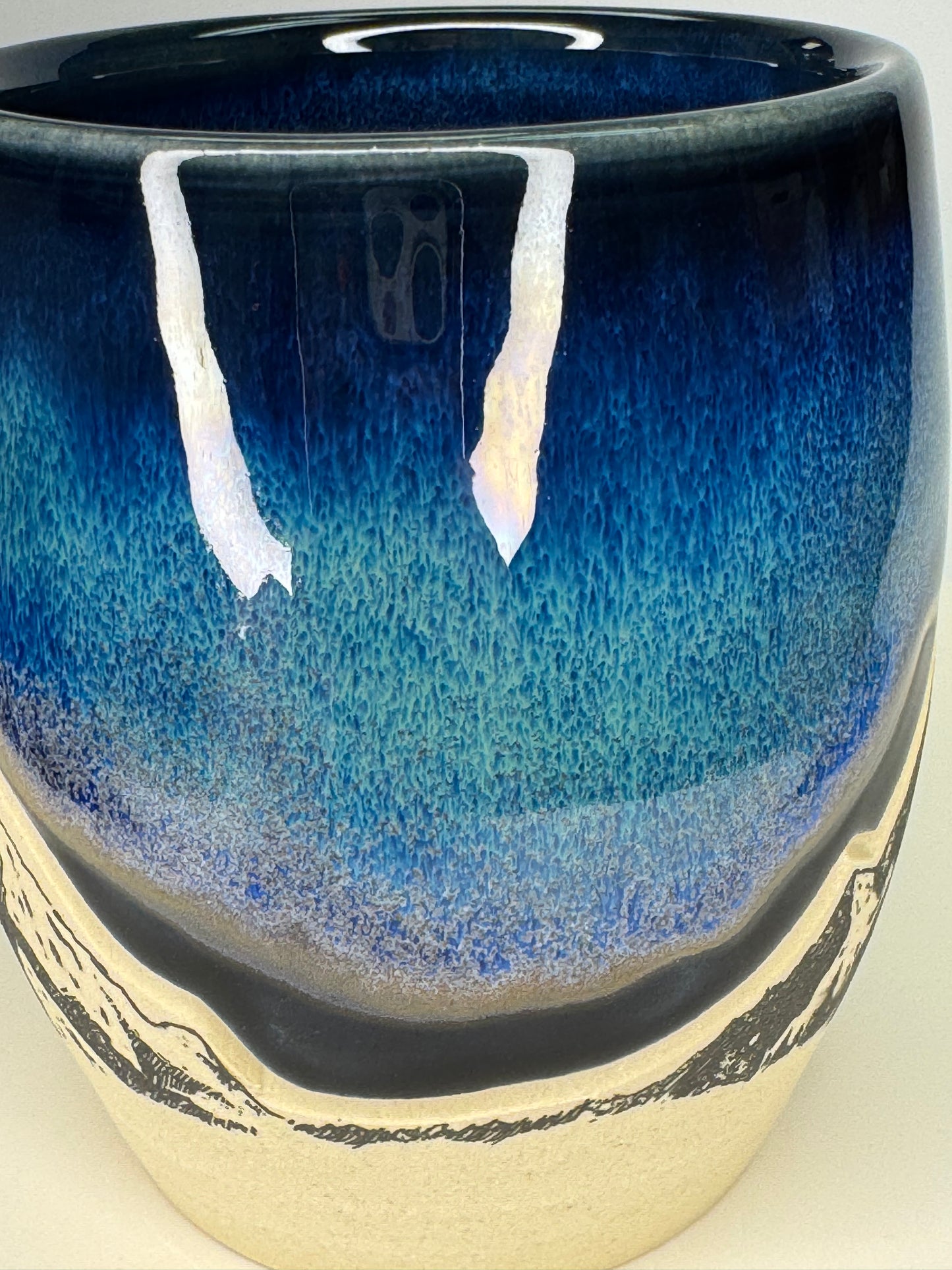 Northern Lights Carved Mountain Cup #2