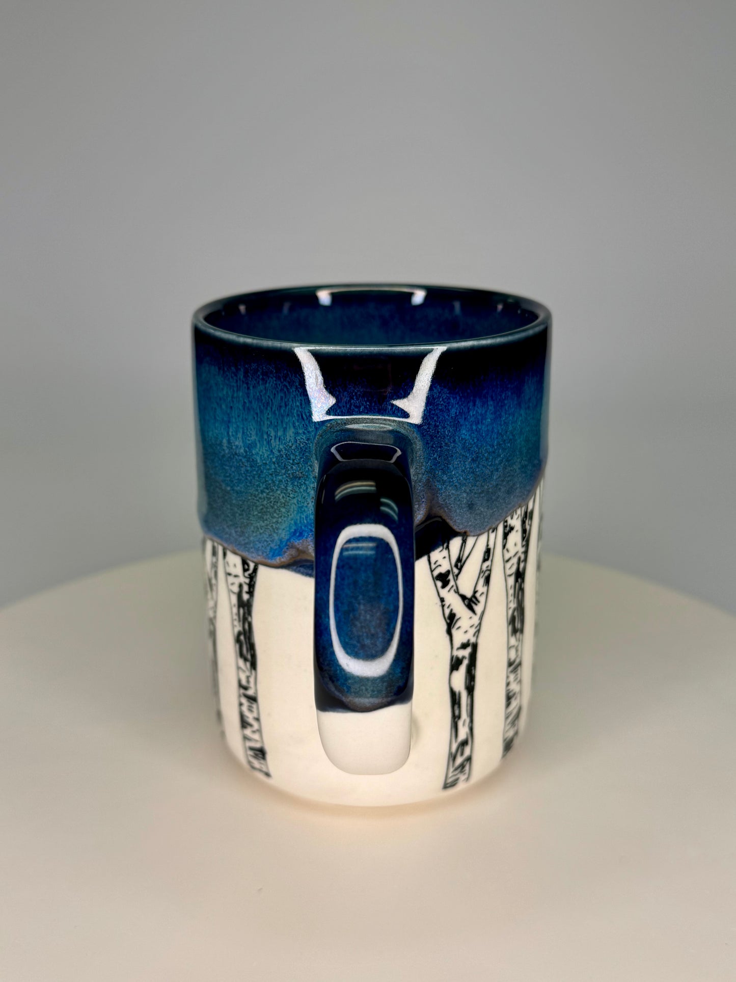 Northern Lights Birch Tree Mug #2