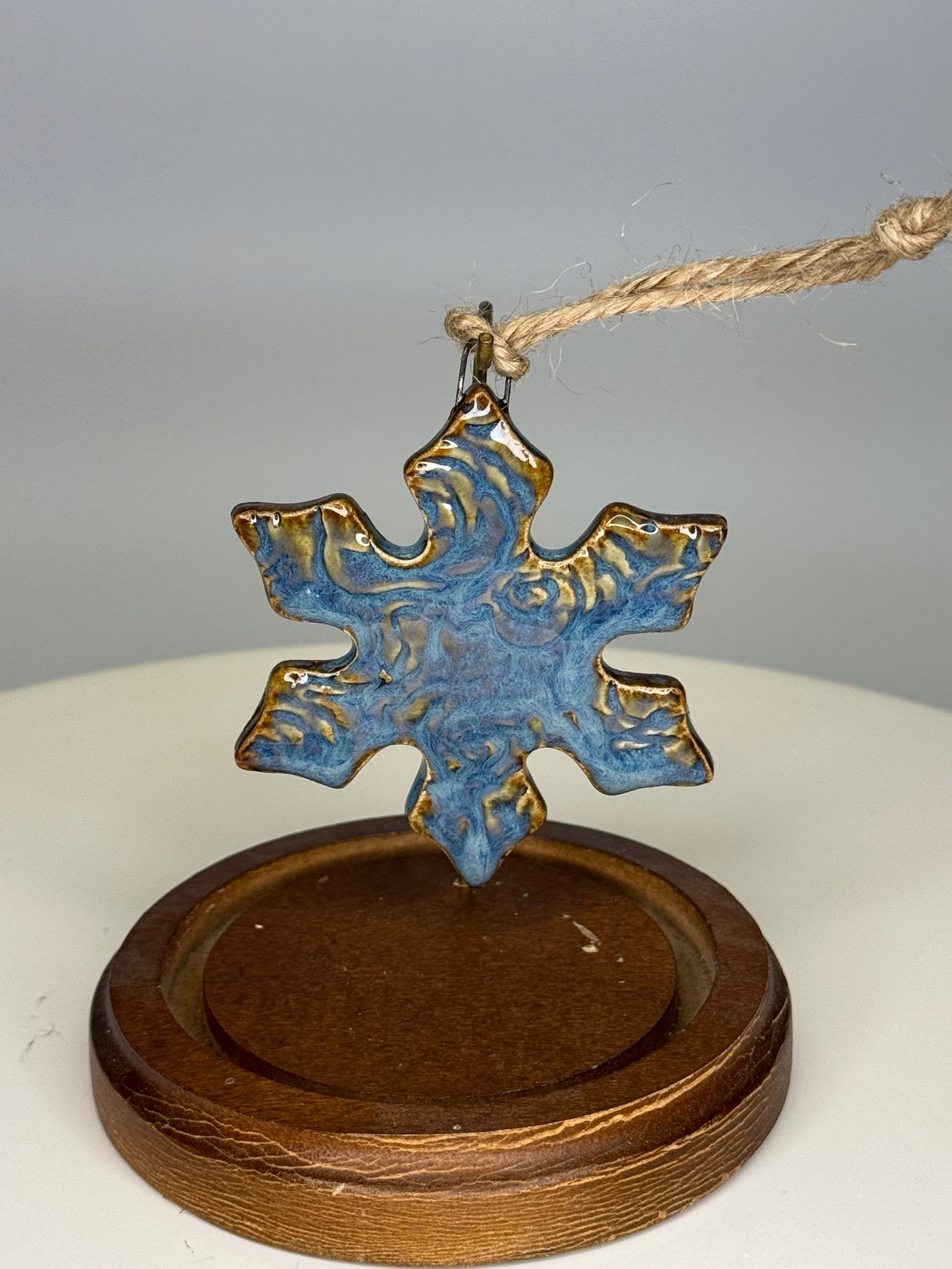 Ornament- Blue Snowflake