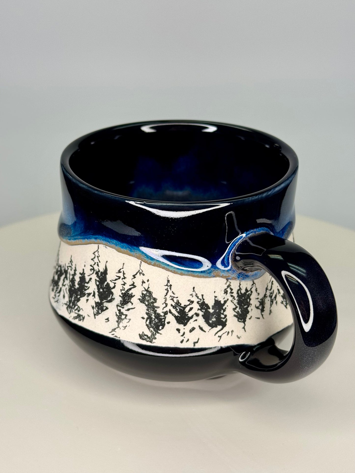 Northern lights tree mug #5