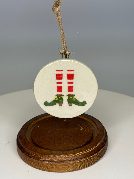 Ornament- Vintage Elf Shoes