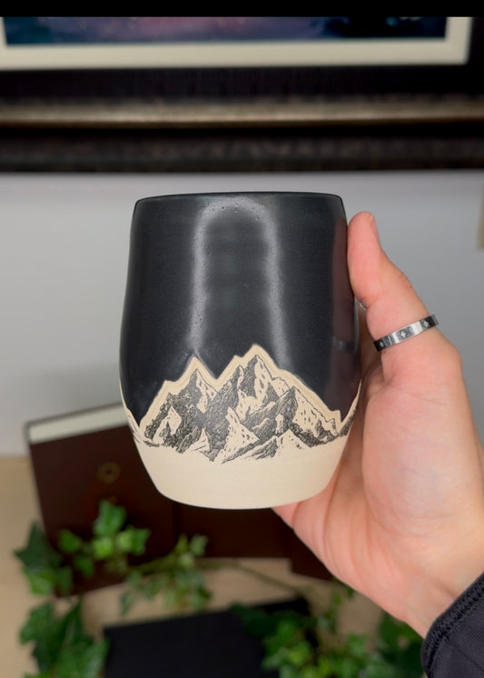 Mountain Cup Matte Black #1 - 12oz