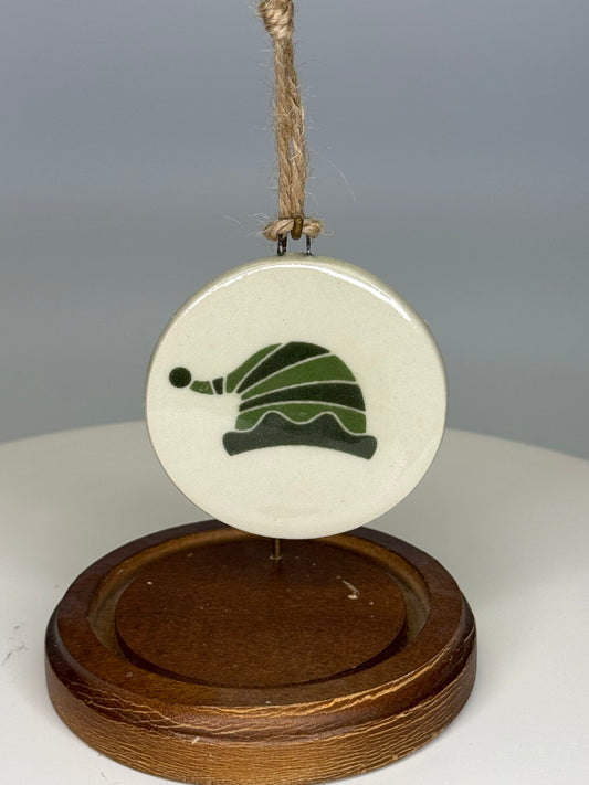 Ornament- Vintage Elf Hat #2