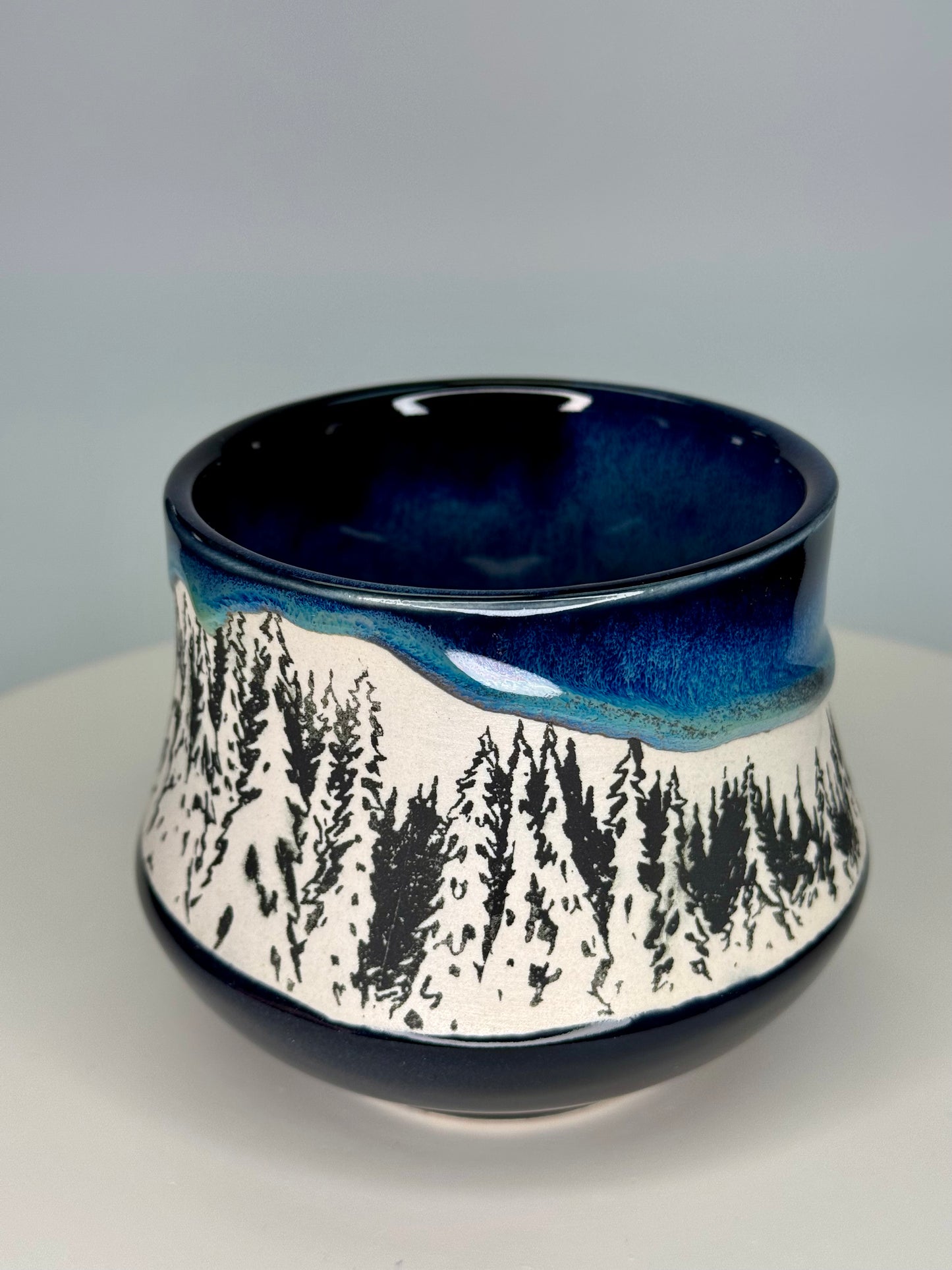 Northern lights tree mug #3