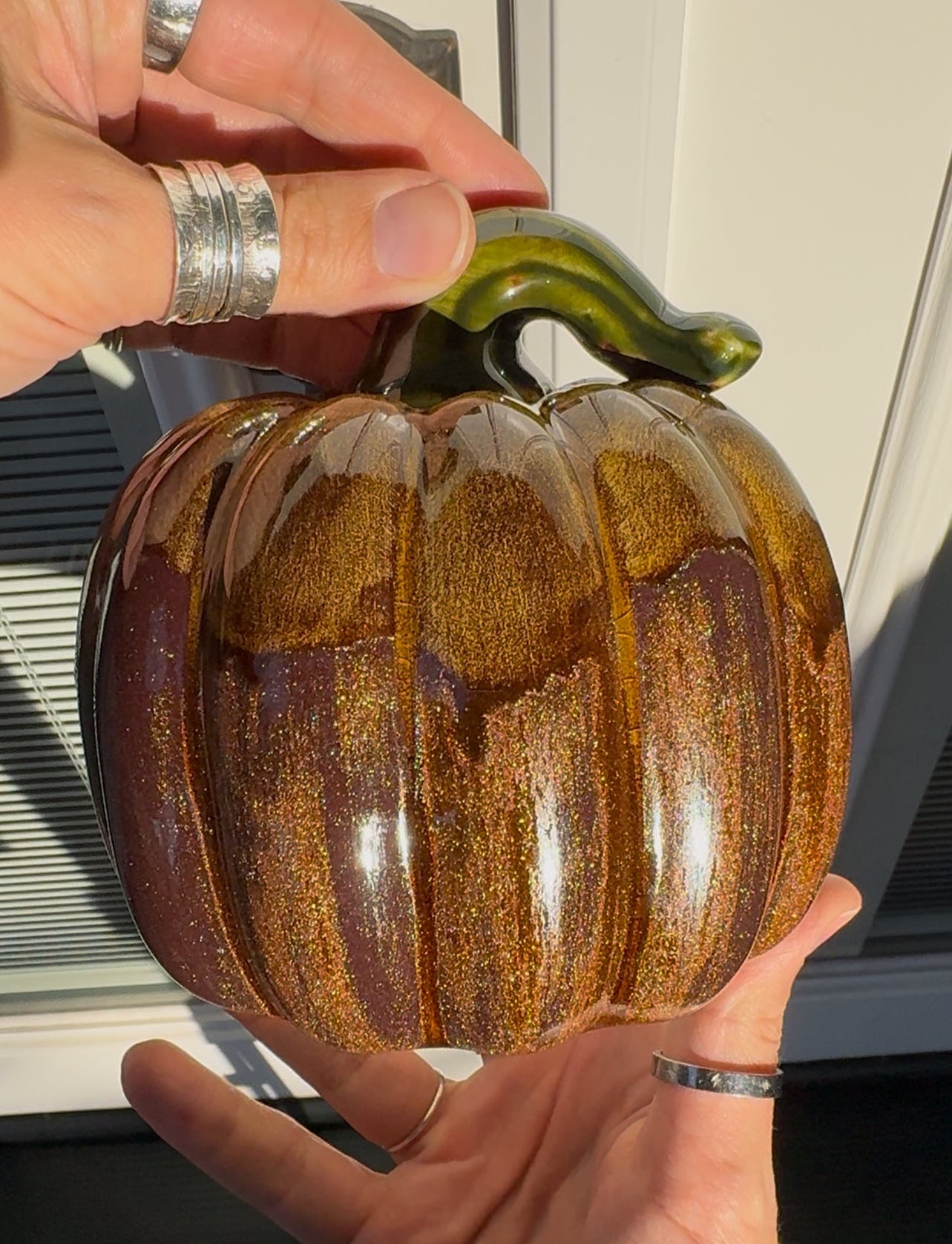 Harvest Pumpkin- Amber Copper