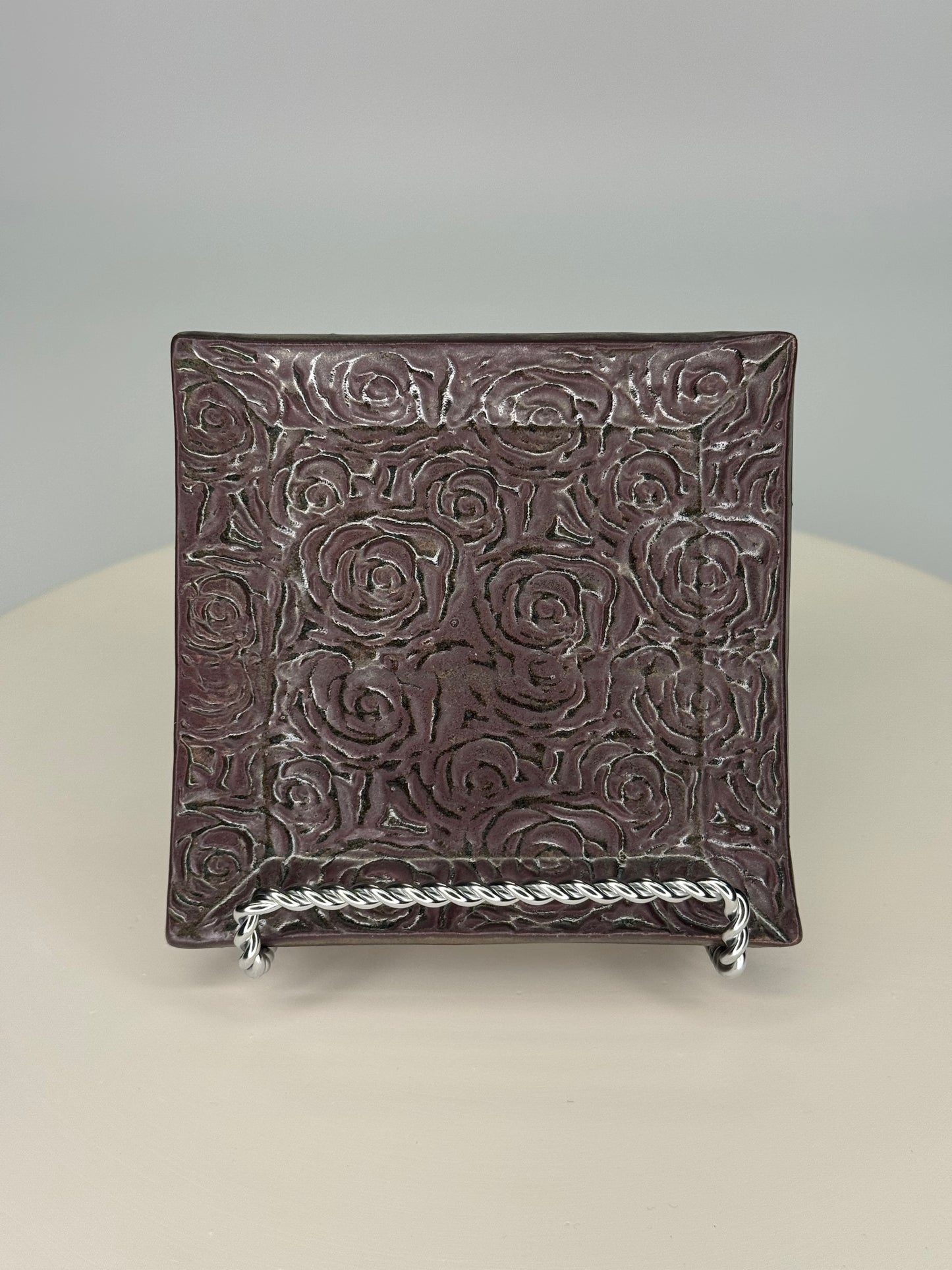 Trinket Dish- Deep Plum (matte)