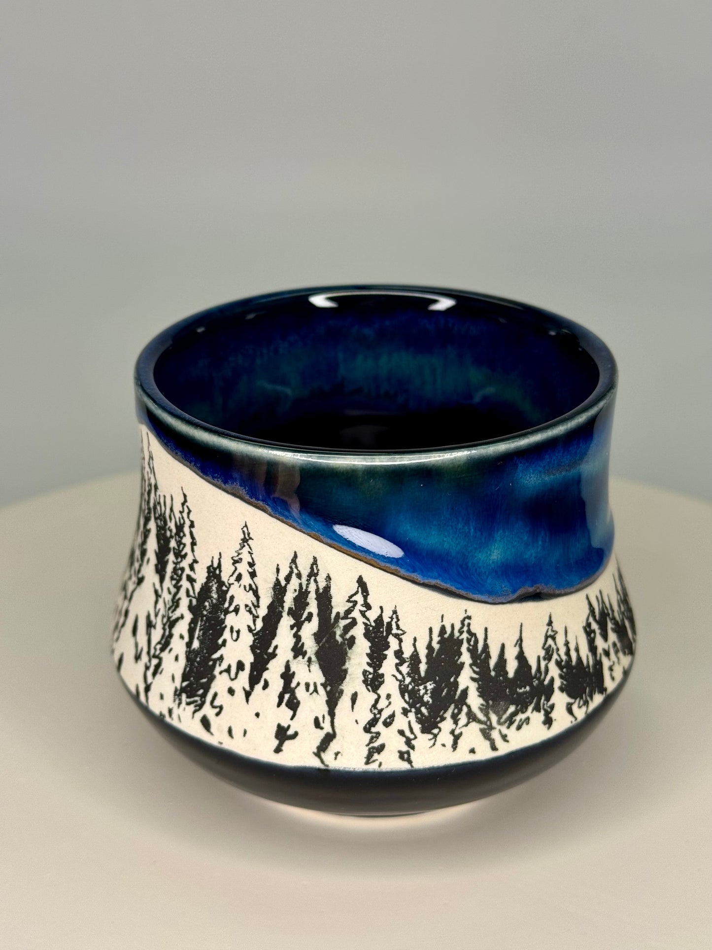 Northern lights tree mug #2