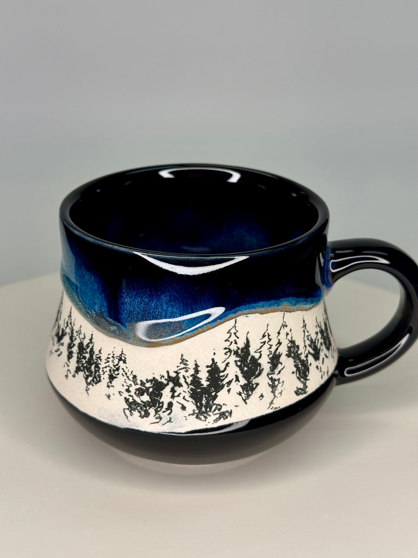Northern lights tree mug #5