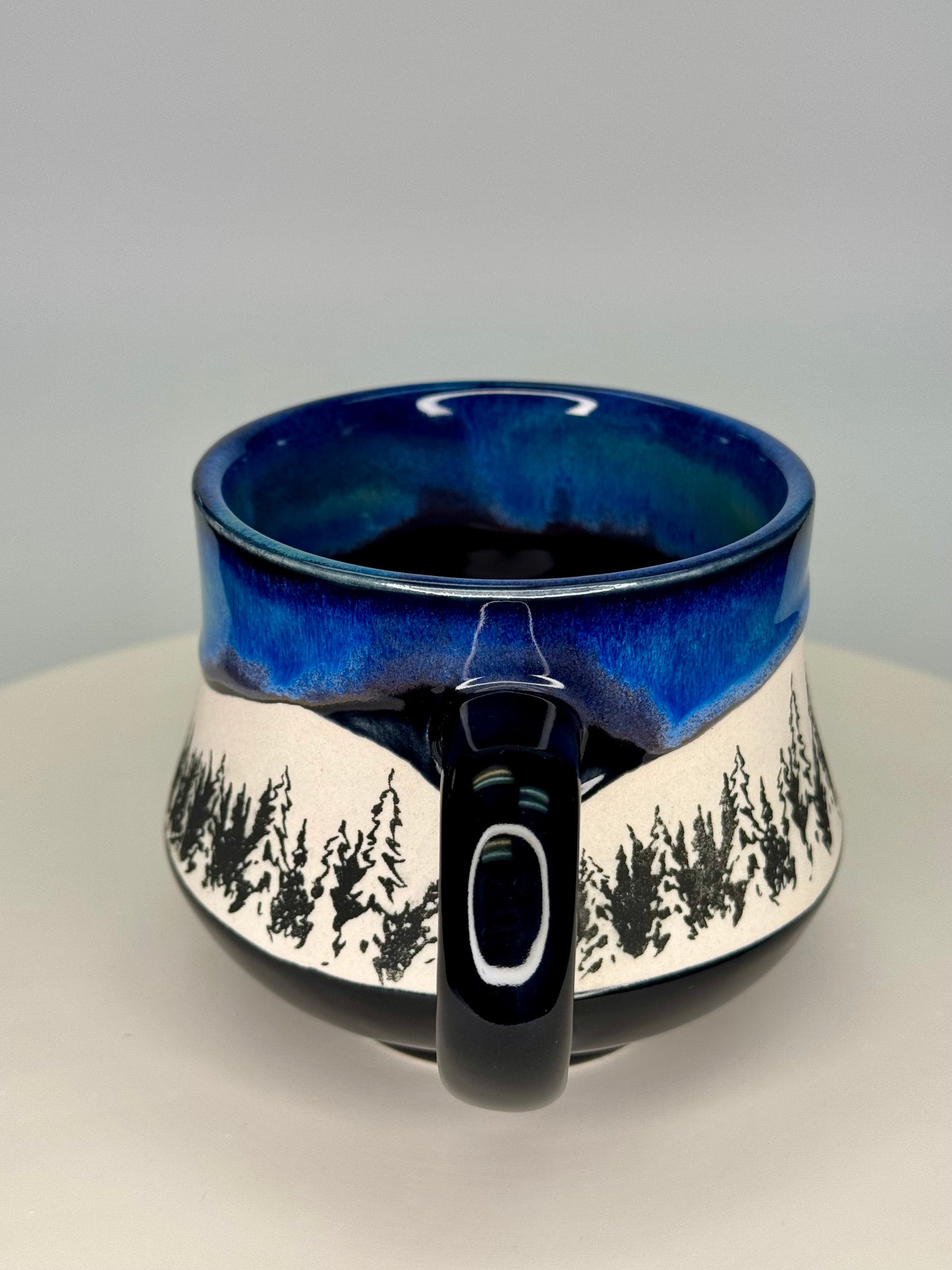 Northern lights tree mug #4