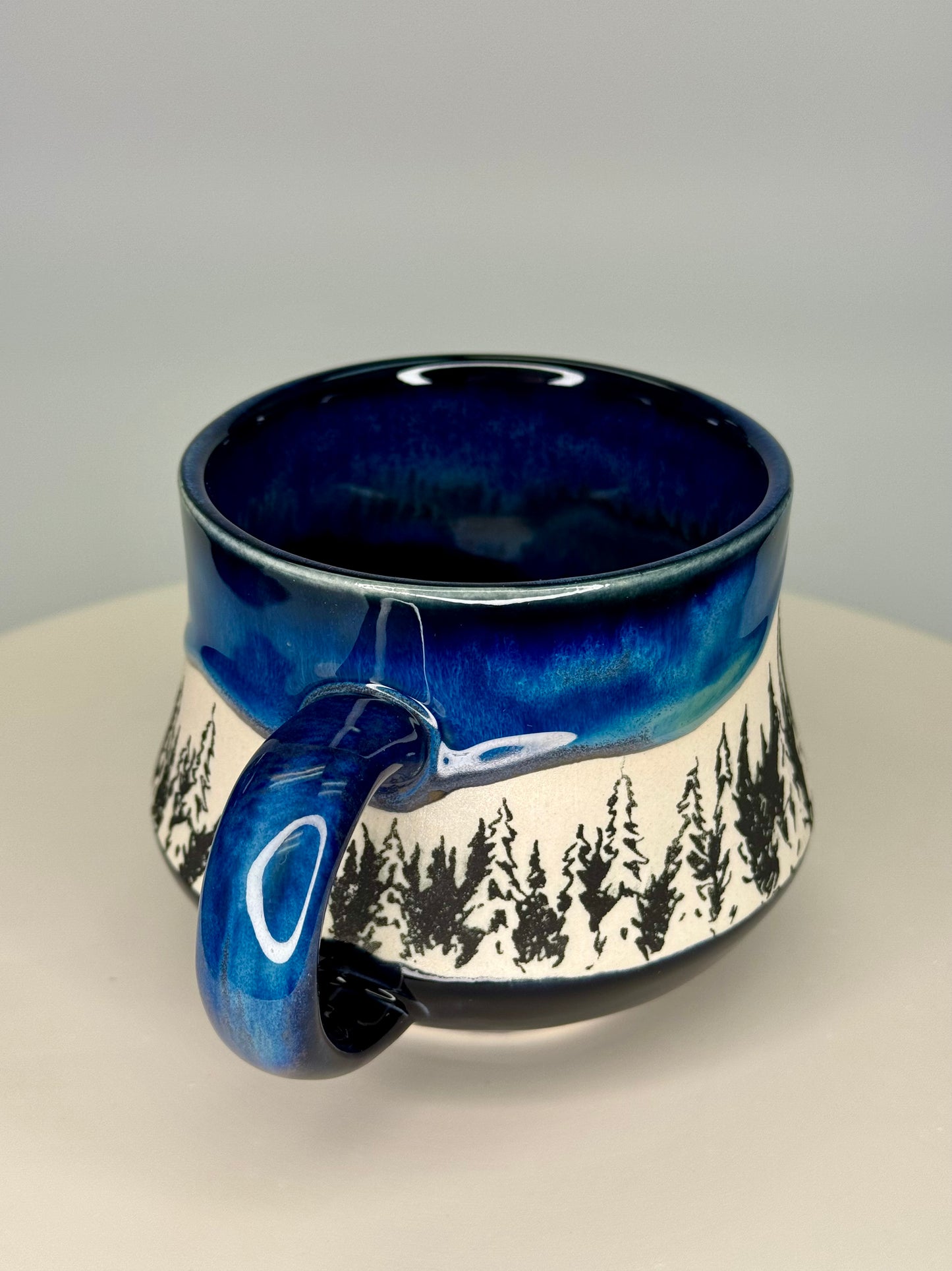 Northern lights tree mug #2