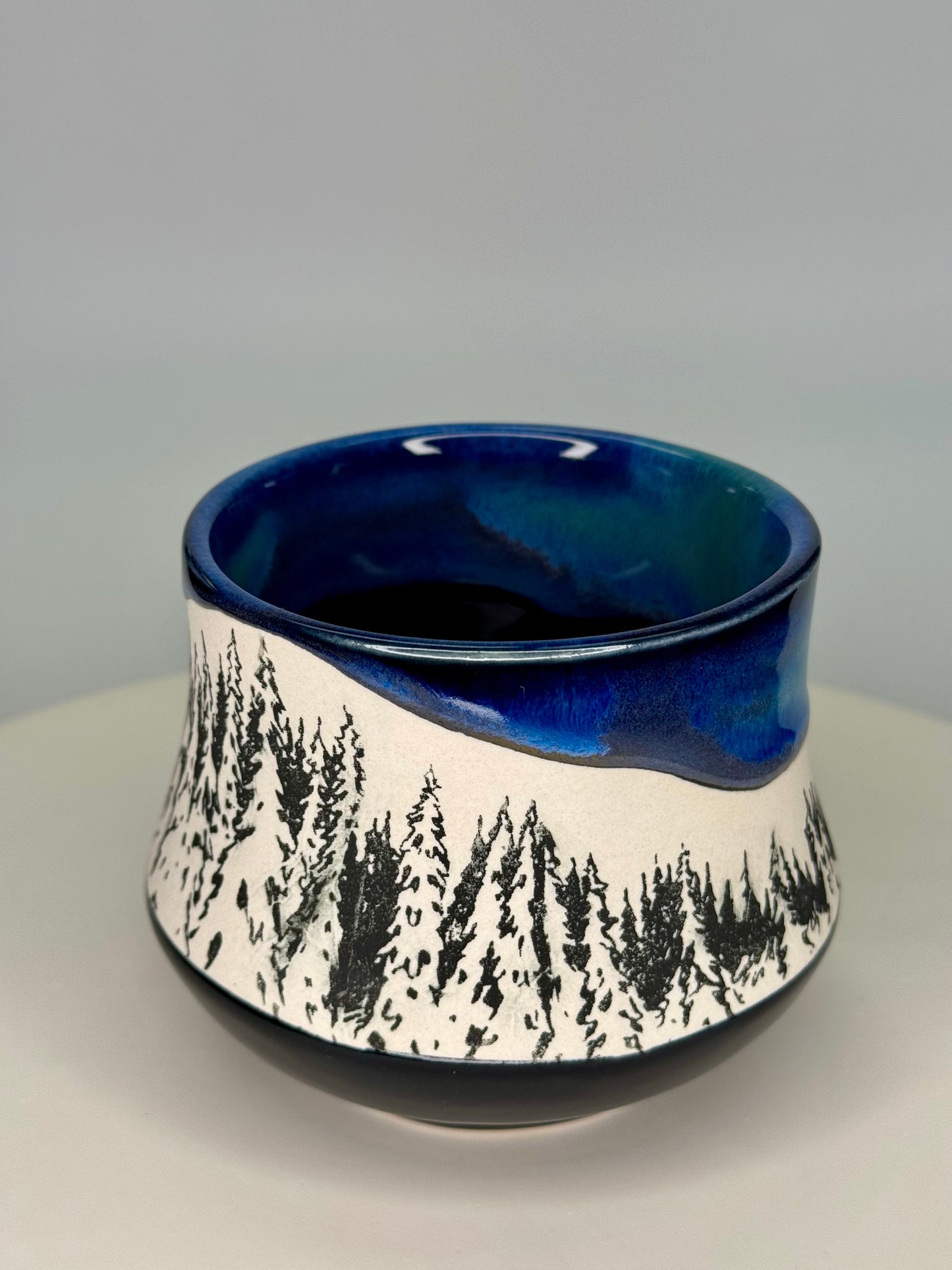 Northern lights tree mug #4