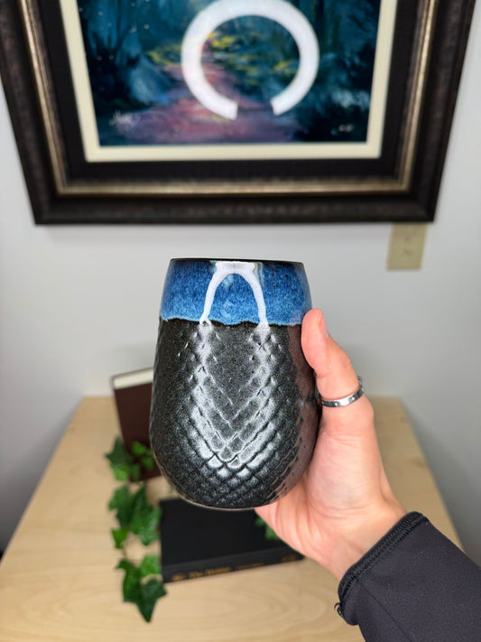 Dragon Scale Dark Shimmer Cup - 14oz