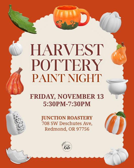 Harvest Pottery Paint Night