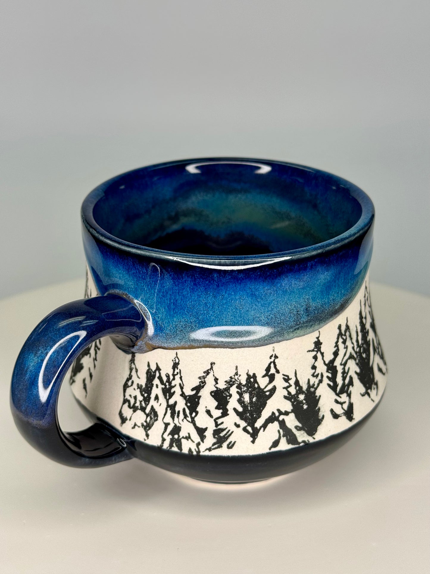 Northern lights tree mug #6